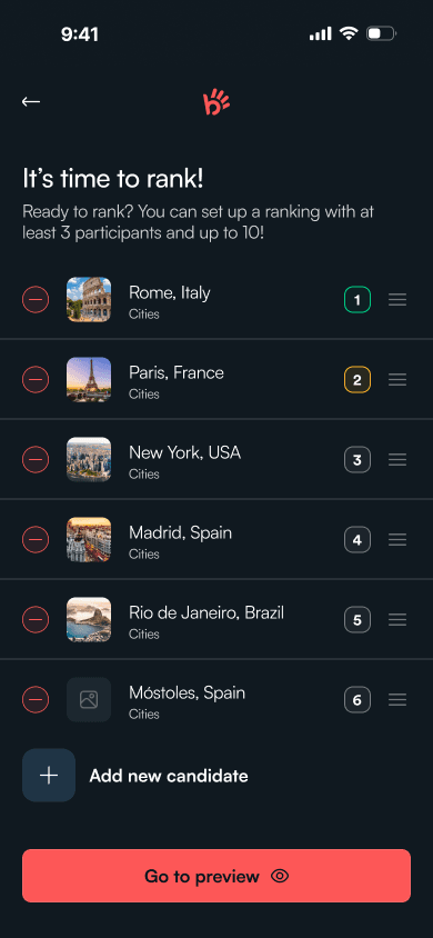 Billionhands sharing screen